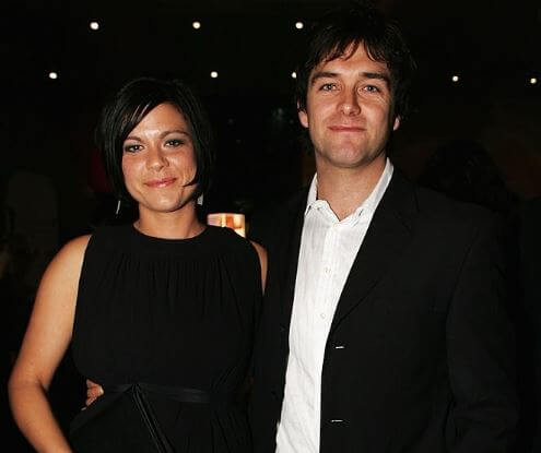 Lucy McLay with her boyfriend Antony Starr.